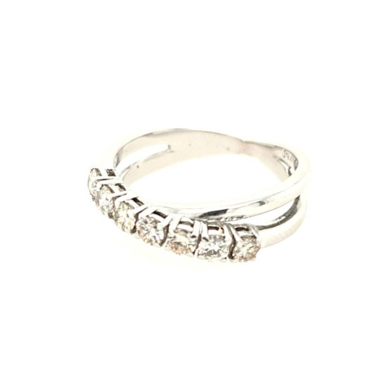 Pre Owned 18ct White Gold Diamond Eternity Ring ZT884